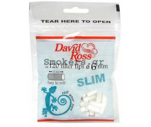 David Ross Filter Tips - Slim -  Price: 0,47€