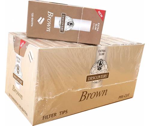 Discovery Brown Φιλτράκια - Extra Slim 20τεμ. - Τιμή: 11,00€