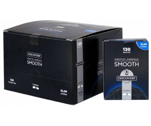 Discovery Smooth Φιλτράκια Άνθρακα - Slim 10τεμ. - Τιμή: 5,05€