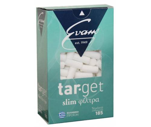 EVANS Tar-Get Φιλτράκια - Slim 185τεμ. - Τιμή: 0,40€
