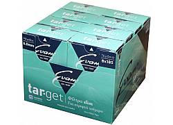 EVANS Tar-Get Φιλτράκια - Slim 185τεμ. - Συσκευάσία 8τεμ.