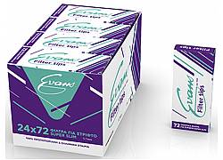 EVANS Tar-Get Φιλτράκια - Super Slim 72τεμ. - Συσκευάσία 24τεμ.