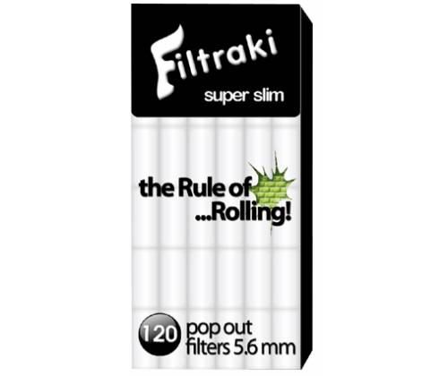 Filtraki Φιλτράκια Super Slim 120τεμ. - Τιμή: 0,54€