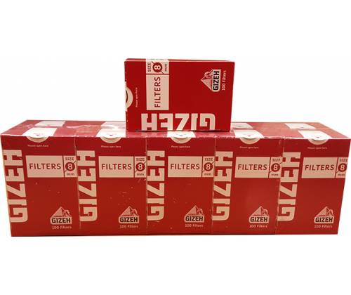 Gizeh Φιλτράκια Regular Box 8mm - 10τεμ. - Τιμή: 5,90€