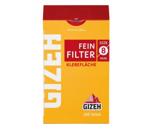 Gizeh Φιλτράκια Regular Box 100φ. - 8mm - Τιμή: 1,10€