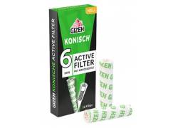 Φίλτρο Gizeh Extra Slim 10 Ενεργού Ανθρακα 6mm - Green