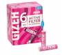 Φίλτρο Gizeh Extra Slim 34 Ενεργού Ανθρακα 6mm - Ροζ - Τιμή: 5,90€