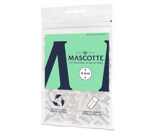 Mascotte Φιλτράκια Slim 6mm - 120φ. - Τιμή: 1,35€