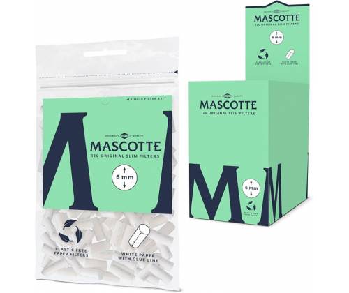Mascotte Φιλτράκια Slim 6mm - 120φ. - Τιμή: 1,35€