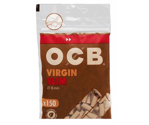 OCB Filters Tips Virgin Organic Hemp 120 - Slim 10pcs. -  Price: 12,20€