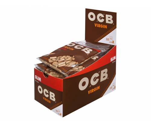 OCB Filters Tips Virgin Organic Hemp 120 - Slim 10pcs. -  Price: 12,20€