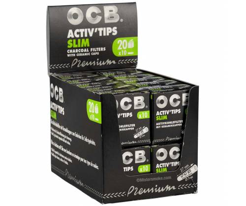 Φίλτρο OCB Slim 10 Ενεργού Ανθρακα 7mm - Τιμή: 2,00€