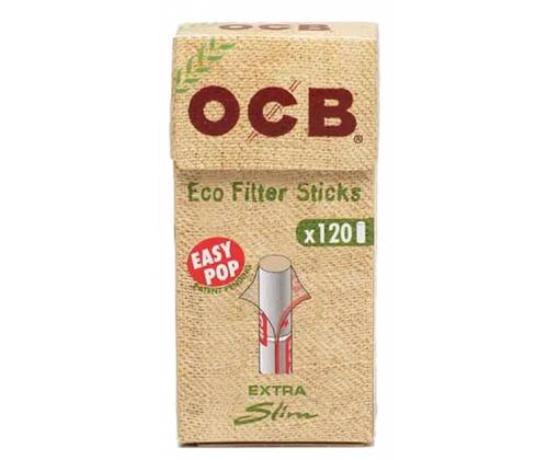 OCB Φιλτράκια  Eco Βιοδιασπώμενο 120 - Extra Slim - Τιμή: 0,54€