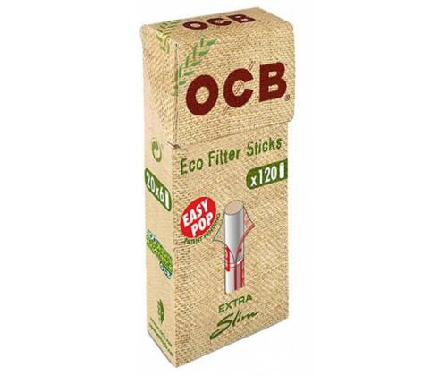 OCB Φιλτράκια  Eco Βιοδιασπώμενο 120 - Extra Slim - Τιμή: 0,54€