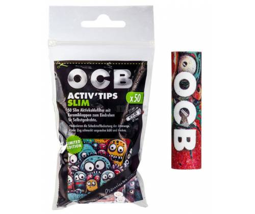 Φίλτρο OCB Slim 50 Bag Ενεργού Ανθρακα 7mm Faces - Limited Edition - Τιμή: 8,40€