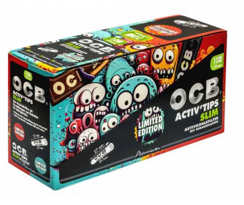 Φίλτρο OCB Slim 50 Bag Ενεργού Ανθρακα 7mm Faces - Limited Edition - Τιμή: 8,40€