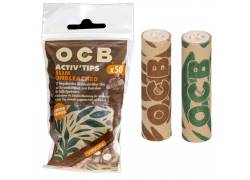 Φίλτρο OCB Slim 50 Bag Ενεργού Ανθρακα Unbleached 7mm Leaf- Limited Edition
