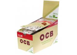 OCB Filters Tips Organic Hemp 120 - Slim 10pcs.