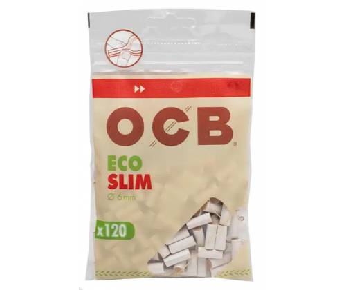 OCB Φιλτράκια Organic Hemp 120 - Slim 10τεμ. - Τιμή: 9,30€