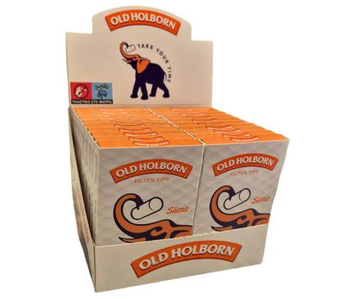 Old Holborn Φιλτράκια - Pocket Slim 48φ. - Τιμή: 0,39€