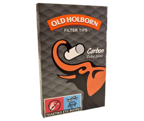 Old Holborn Φιλτράκια - Pocket Carbon με Ανθρακα Extra Slim 54φ. - Τιμή: 0,46€