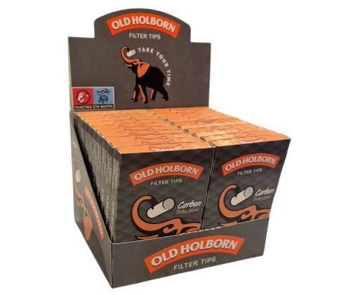 Old Holborn Φιλτράκια - Pocket Carbon με Ανθρακα Extra Slim 54φ. - Τιμή: 0,46€