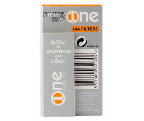 One Φιλτράκια Extra Slim 5.7mm 144φ. - 16τεμ. - Τιμή: 10,50€