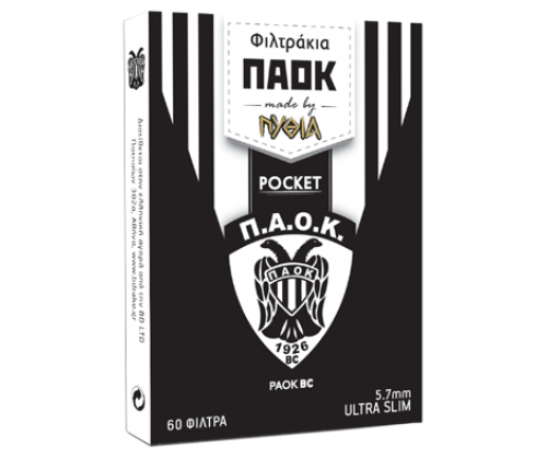 Paok Filter Tips Pocket - Ultra Slim + Rolling Papers Gift 24pcs -  Price: 10,50€