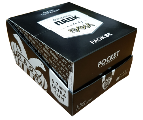 Paok Filter Tips Pocket - Ultra Slim + Rolling Papers Gift -  Price: 0,45€