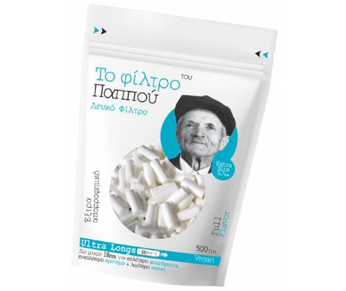 Του Παππού Φιλτράκια (47635) - Μακρύ 18mm Ultra Slim σε Σακουλάκι 500τεμ. - 5.7mm - Τιμή: 1,49€