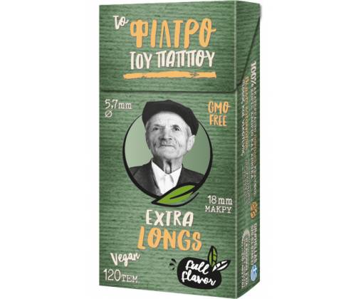 Του Παππού Φιλτράκια (47637) - Μακρύ 18mm Ultra Slim - 5.7mm - Τιμή: 0,85€