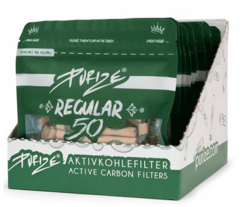 Filter Purize Regular 50 Activated Carbon 9mm - Brown - Price: 10,90€