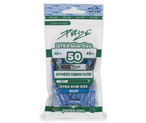Φίλτρο Purize Extra Slim 50 Ενεργού Ανθρακα 6mm - Μπλε - Τιμή: 9,20€