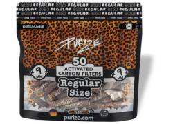 Φίλτρο Purize Regular 50 Ενεργού Ανθρακα 9mm Leopard - Καφέ