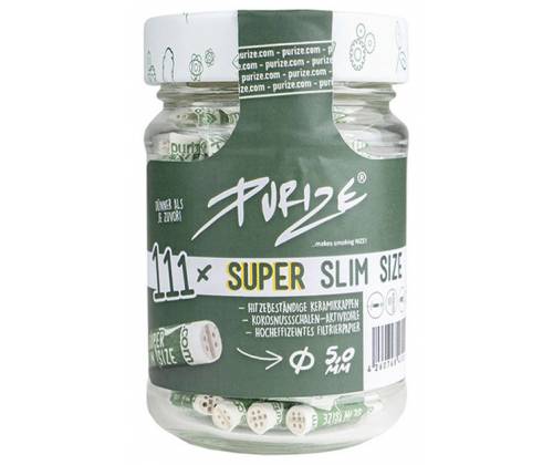 Φίλτρο Purize Extra Slim 111 Ενεργού Ανθρακα 5.0mm Super Slim - White - Τιμή: 18,80€