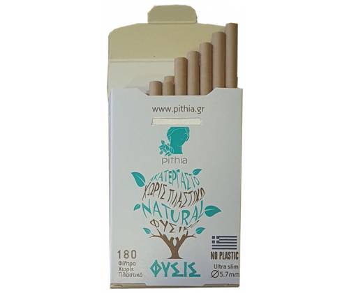 PYTHIA Ultra Slim Filters PHYSICS Long Raw Long Without Plastic 120f. - 16pcs. - Price: 10,00€