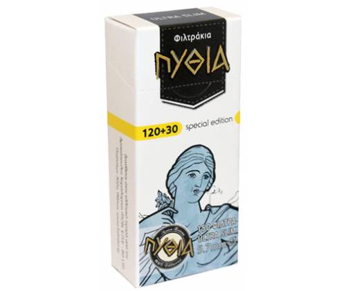 ΠΥΘΙΑ Φιλτράκια Ultra Slim 120+30 - Τιμή: 0,55€