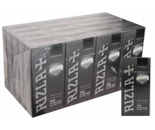 Rizla Carbon Φιλτράκια - Ανθρακας - Ultra Slim 20τεμ. - Τιμή: 14,80€