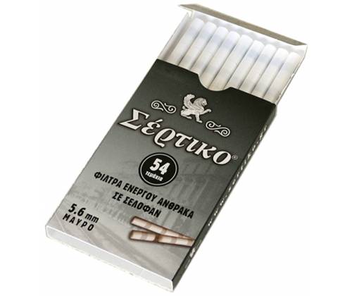Σέρτικο Φιλτράκια - Pocket Άνθρακας - Ultra Slim - Τιμή: 0,32€