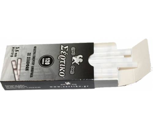 Sertiko Filters Tips - Carbon - Ultra Slim - 20 pcs. -  Price: 12,20€