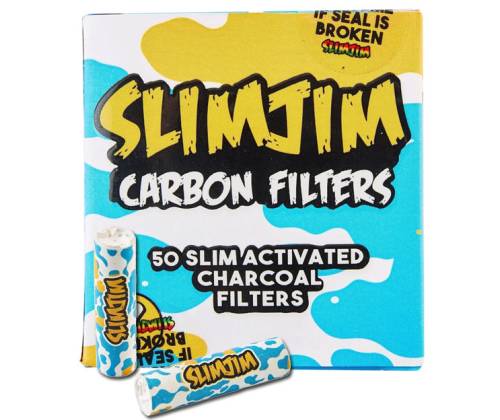 Φίλτρο Slim Jim 50 Ενεργού Ανθρακα 7.0mm - Splash Edition - Τιμή: 8,90€