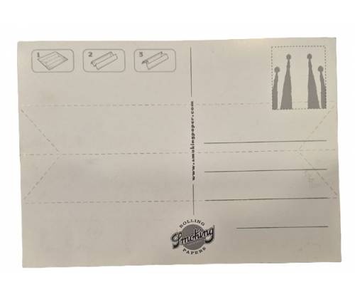 Smoking Χάρτινο Δισκάκι Stand Card Postal - Σχέδιο Lady - Τιμή: 0,35€