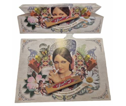 Smoking Χάρτινο Δισκάκι Stand Card Postal - Σχέδιο Lady - Τιμή: 0,35€