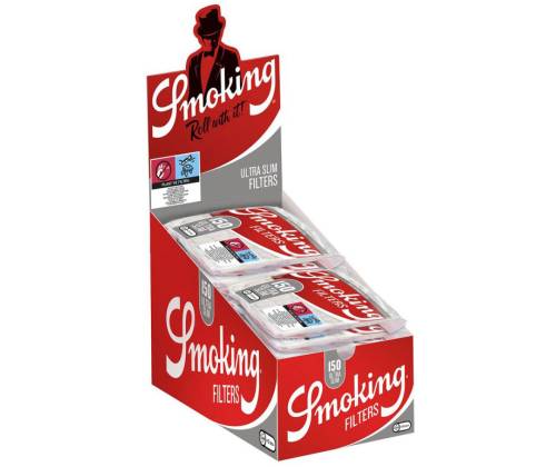 Smoking Φιλτράκια Extra Slim 5.3mm 150φ. - Τιμή: 0,75€