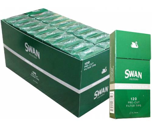 SWAN Φιλτράκια - Μέντας - Extra Slim 20τεμ. - Τιμή: 14,90€