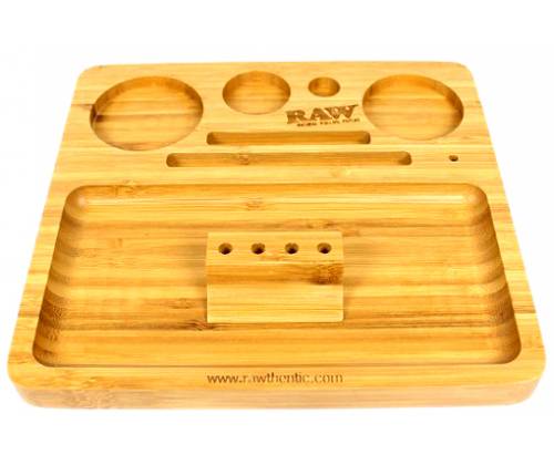 Raw Bamboo Rolling Tray - Ξύλινος Δίσκος (22x21cm) - Τιμή: 36,50€