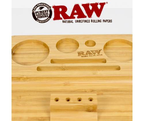 Raw Bamboo Rolling Tray - Ξύλινος Δίσκος (22x21cm) - Τιμή: 36,50€
