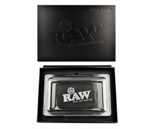 Raw Γυάλινος Rolling Tray Δίσκος - Limited Edition - Large (27,5x18cm) - Τιμή: 149,90€