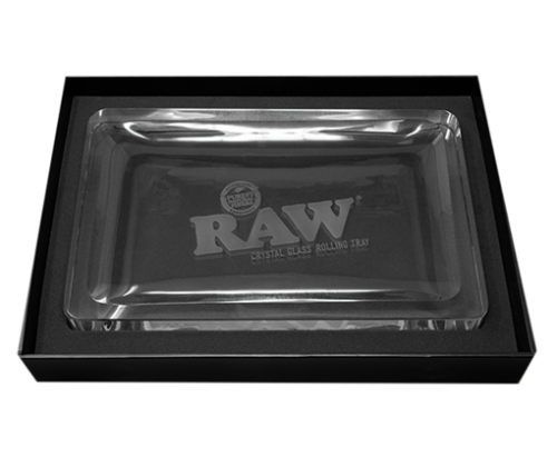 Raw Γυάλινος Rolling Tray Δίσκος - Limited Edition - Large (27,5x18cm) - Τιμή: 149,90€