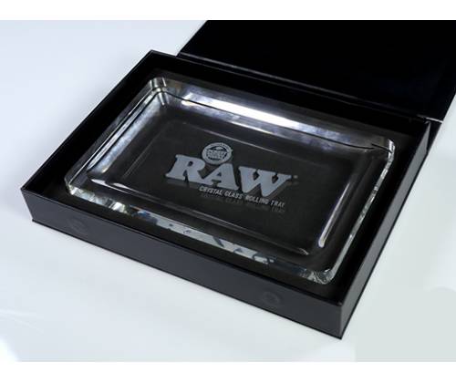 Raw Γυάλινος Rolling Tray Δίσκος - Limited Edition - Large (27,5x18cm) - Τιμή: 149,90€
